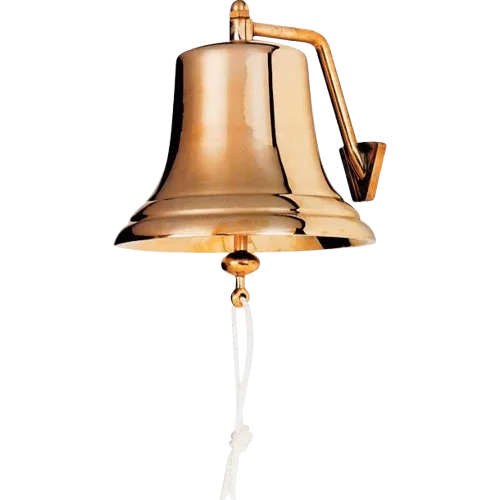 Signalglocke aus Bronzemessing, Durchmesser 150 mm