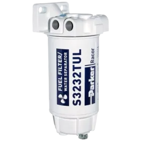 Parker Fuel Filter Separator 660R-RAC-02 10 Micron Metal Bowl