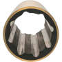 Metrischer Hydrolube-Ring aus Messing 30 x 45 x 120 mm