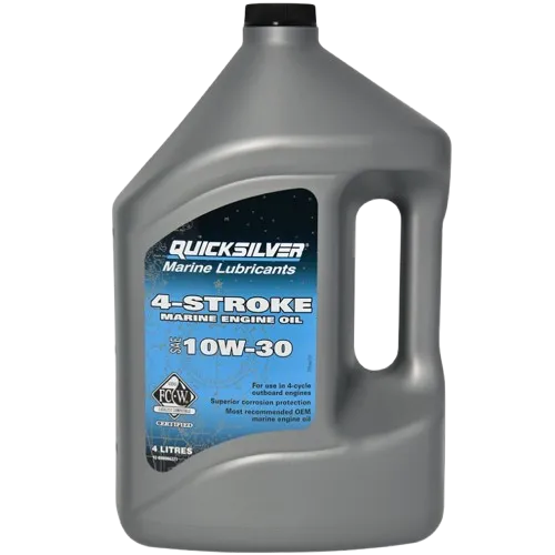 Aceite para motores marinos Quicksilver Mineral de 4 tiempos FCW 10W30 4L