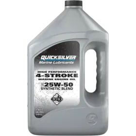 Quicksilver semi-synthetische 4-takt scheepsmotorolie FCW 25W50 4L