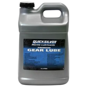 Quicksilver SAE80W90 Basisolie voor buitenboordmotoren 10L