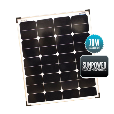 SunPower Panneau Solaire Rigide 70W