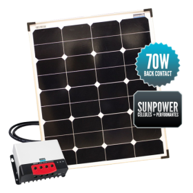 Kit pannello solare rigido SunPower 70W