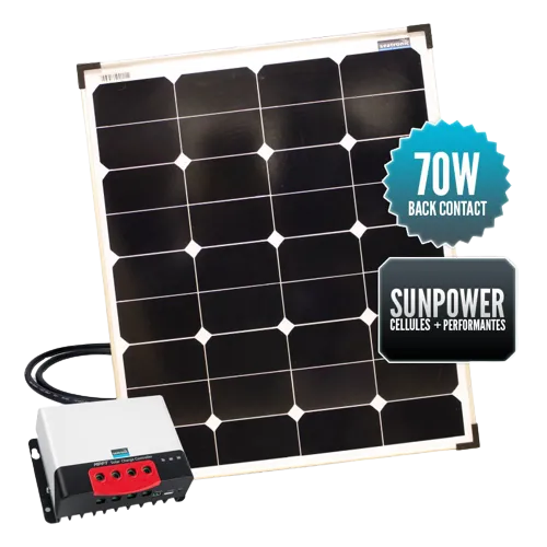SunPower Kit Panneau Solaire Rigide 70W
