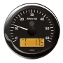 Veratron ViewLine Tachometer 6000 RPM 85mm Black