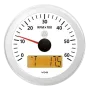 Tacômetro Veratron ViewLine 6000 RPM 85mm Branco