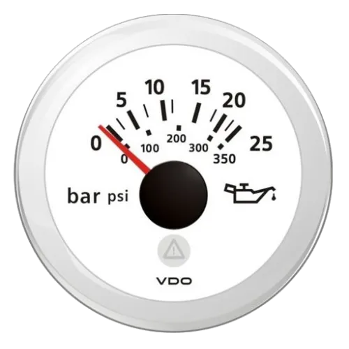 Veratron ViewLine Motoröldruckmesser 25 bar Weiß