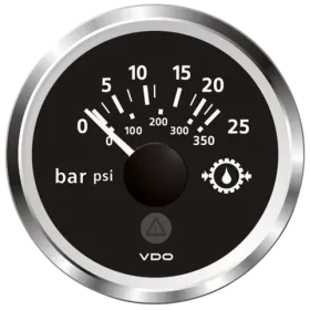 Veratron ViewLine Motoröldruckmesser 25 bar Chrom