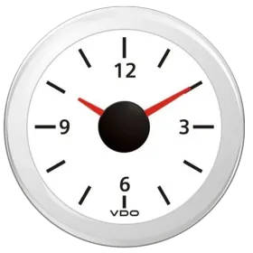 Veratron Hourmeter (clock) ViewLine 52mm 8-16V White
