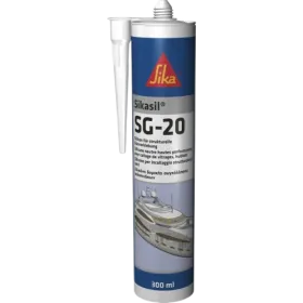 Sika Silicone Sealant Cartridge SG20 White 300ML