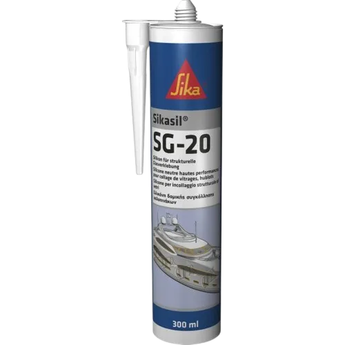 Sika Silicone Sealant Cartridge SG20 White 300ML