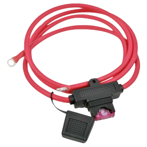 Seatronic Cable pour régulateur solaire avec fusible 100A Rouge