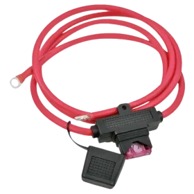 Seatronic Cable para regulador solar con fusible 80A Rojo