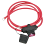 Seatronic Cavo per regolatore solare con fusibile 80A Rosso