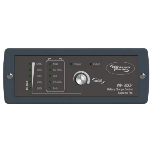 Panneau de commande WP-BCC avec potentiomètre de contrôle du courant