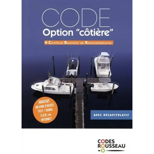 Codes rousseau Code maritime option côtière