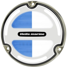 Foco subacuático Hella Marine Apelo A3 blanco / azul Carcasa de bronce