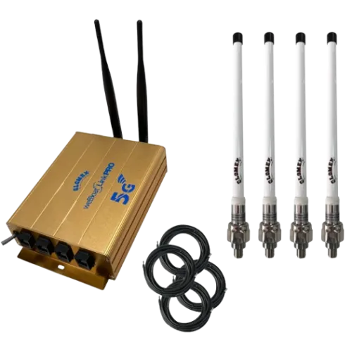 Glomex WebBoat IT5000 + Link PRO IT1405PRO EXT 5G Antenna Kit