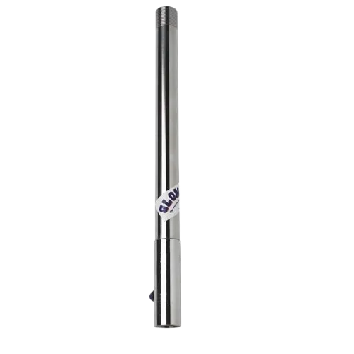 Extensão de antena de aço inoxidável Glomex VHF/AM/FM/GSM 0,30 m