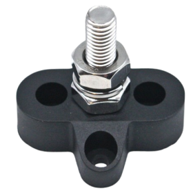 Parcela aislada negra Seatronic individual con tornillo de acero inoxidable M8