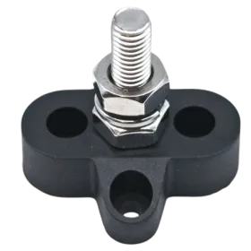 Parcela aislada negra Seatronic individual con tornillo de acero inoxidable M8