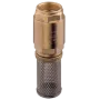 GUIDI Valvola di ritegno POM/NBR Ottone PN16 cestello in acciaio inox 1 pollice 1/2