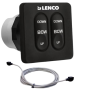 Kit de painel de controle Lenco Flybridge Isk sem LED com cabo de 6,1 m