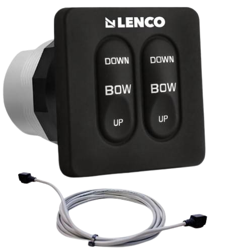Kit de painel de controle Lenco Flybridge Isk sem LED com cabo de 6,1 m