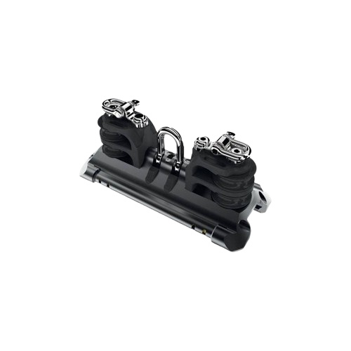 Lewmar Chariot de GV NTR à billes Torlon, manille, paire de réas doubles & ringot T1