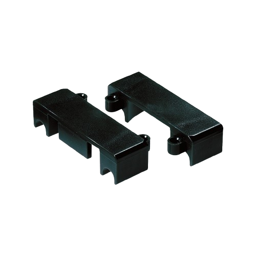 Lewmar Caches de bout de rail auto-porté renforcés (paire) T1 noir