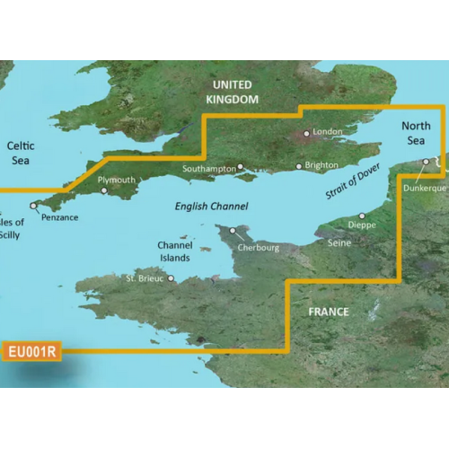 BlueChart® G3-kaart HXEU001R - La Manche