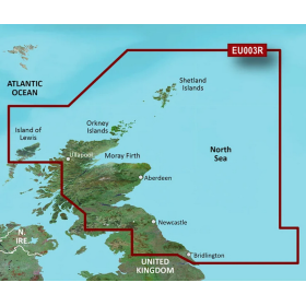 Carta BlueChart® G3 HXEU003R - Gran Bretagna e costa nord-orientale