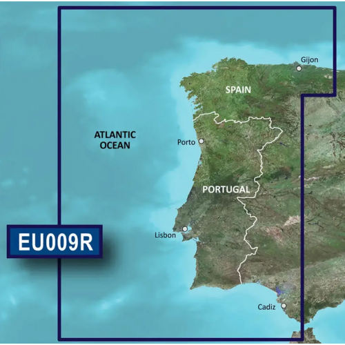 BlueChart® G3 Karte HXEU009R – Portugal und Spanien Nordwesten
