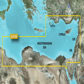 Carta BlueChart® G3 HXEU016R - Mediterrâneo Sudeste