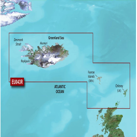 Mapa BlueChart® G3 HXEU043R – Islândia para Órcades