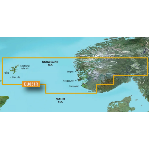 BlueChart® G3 HXEU051R Karte – Sognefjord