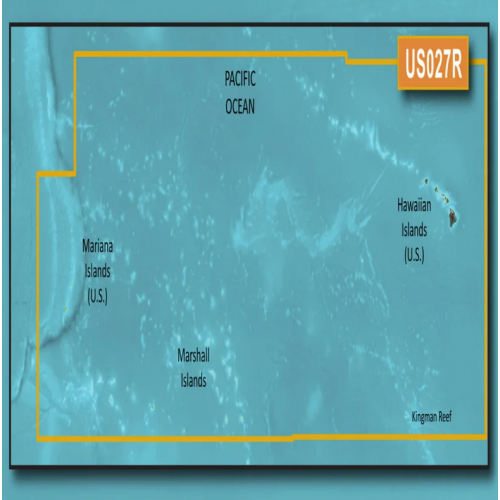 BlueChart® G3-Karte HXUS027R – Hawaii-Inseln – Marianen