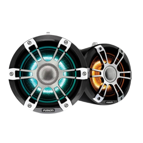 Garmin Wake Tour Fusion Signature Series Chrome Tower Sports Edition 8,8" 330W CRGBW Marine luidsprekers