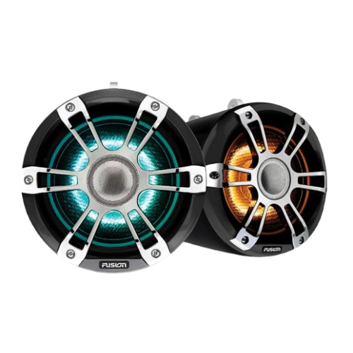 Altoparlanti marini Garmin Wake Tour Fusion Signature Series Chrome Tower Sports Edition da 6,5" e 230 W CRGBW
