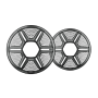 Garmin 8,8" Apollo Grey geperforeerde Fusion-luidsprekerroosters (paar)