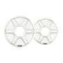 Garmin 8,8" witte geperforeerde Fusion Apollo-luidsprekerroosters (paar)