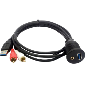 Presa USB Kicker e jack da 3,5 mm Carica, Dati