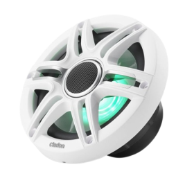 Griglia sportiva per altoparlanti Clarion Marine Premium Series da 7,7'' con LED