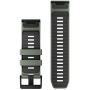 Garmin QuickFit 26 Silicone Watch Band Willow / Graphite