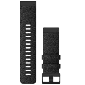 Garmin QuickFit 26 Nylon Jacquard Watch Band Black Buckle