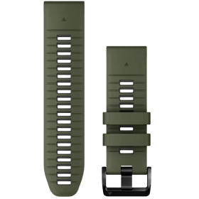 Garmin QuickFit 26 siliconen horlogeband mosgroen / grafiet