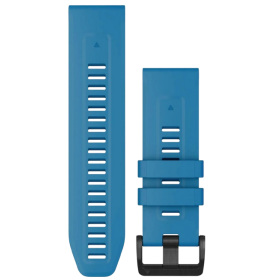 Garmin QuickFit 26 Cerulean Blue siliconen horlogeband met zwarte gesp