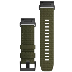 Garmin QuickFit 26 Nylon Tactical Ranger Green horlogeband met zwarte gesp
