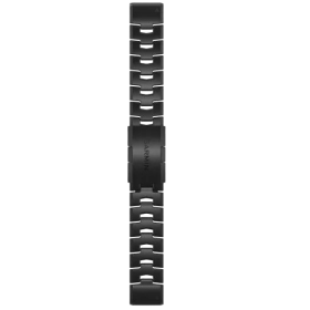 Garmin QuickFit 22 Watch Band Sleek Titanium with Amorphous Carbon Coating Gray DLC